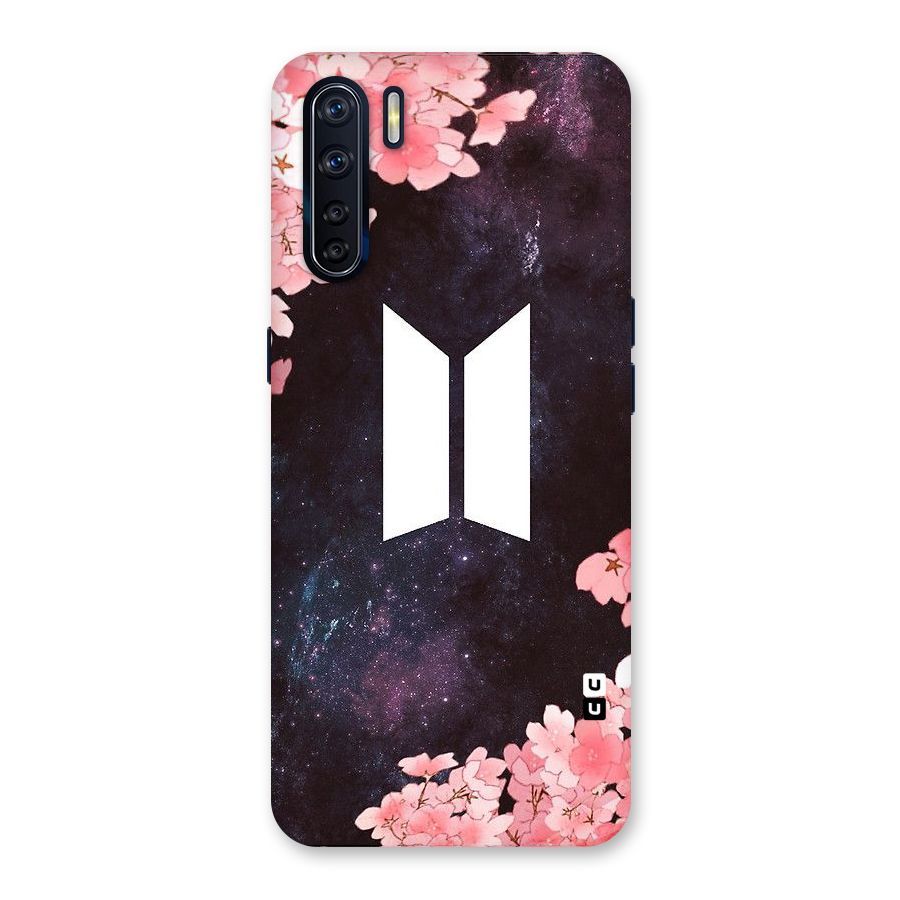 Cherry Blossom Pause Design Back Case for Oppo F15