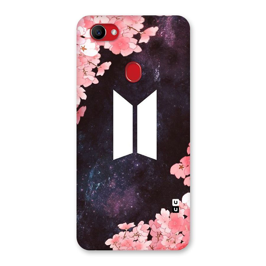 Cherry Blossom Pause Design Back Case for Oppo F7