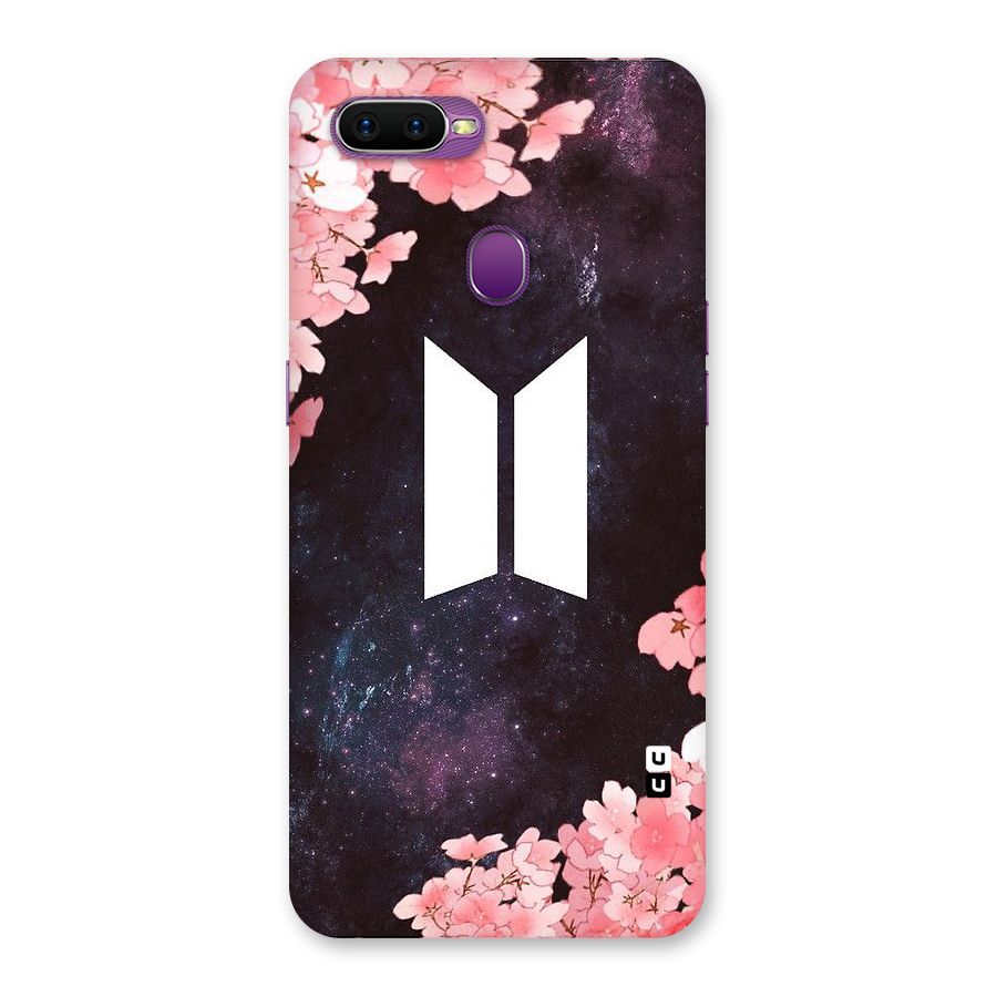 Cherry Blossom Pause Design Back Case for Oppo F9