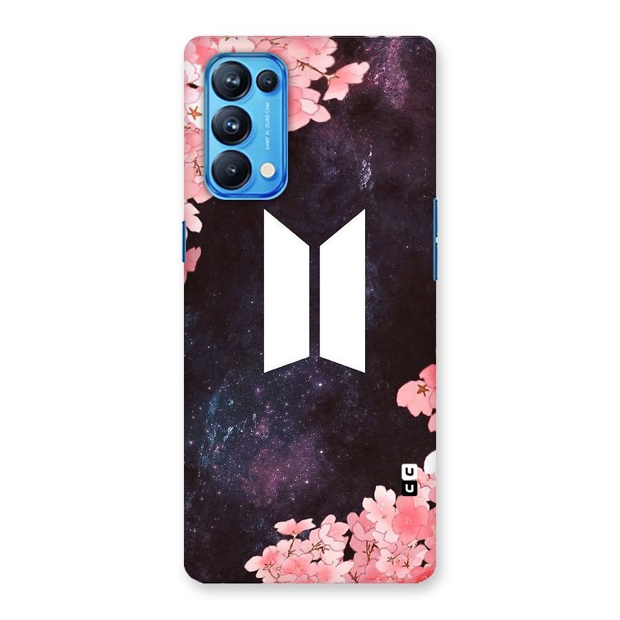 Cherry Blossom Pause Design Back Case for Oppo Reno5 Pro 5G
