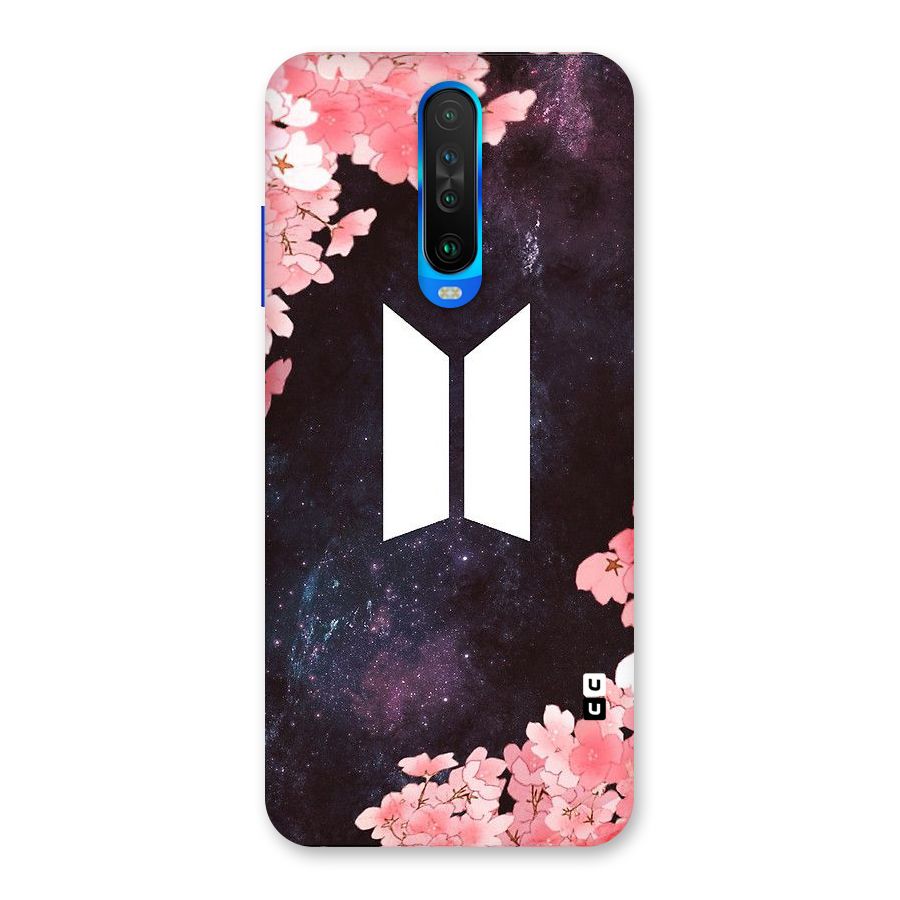 Cherry Blossom Pause Design Back Case for Poco X2