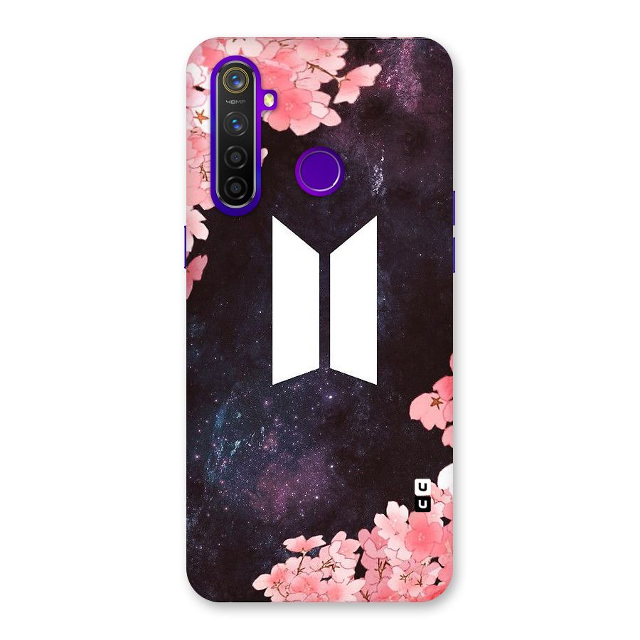 Cherry Blossom Pause Design Back Case for Realme 5 Pro