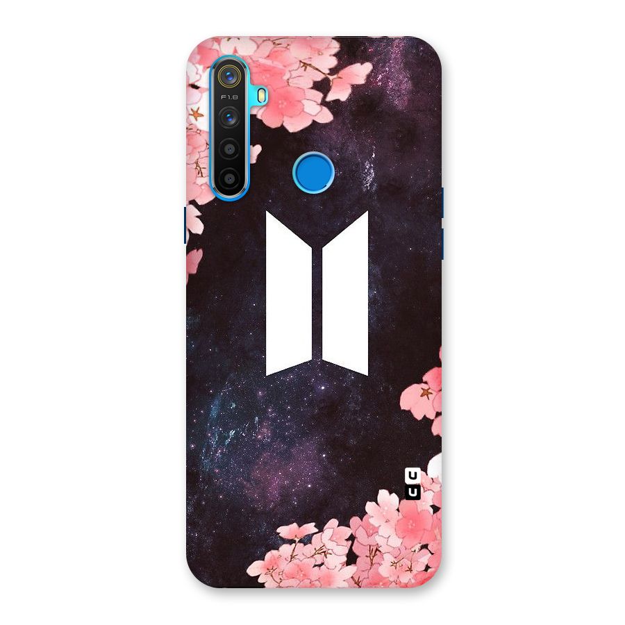Cherry Blossom Pause Design Back Case for Realme 5s