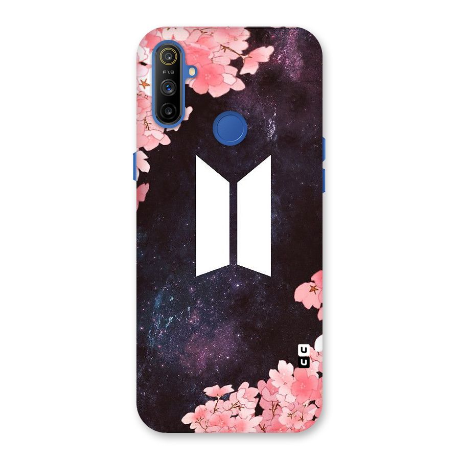 Cherry Blossom Pause Design Back Case for Realme Narzo 10A