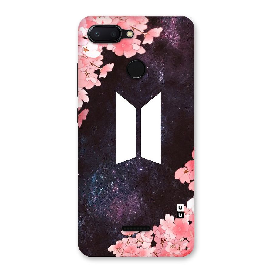 Cherry Blossom Pause Design Back Case for Redmi 6