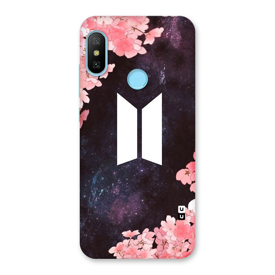 Cherry Blossom Pause Design Back Case for Redmi 6 Pro