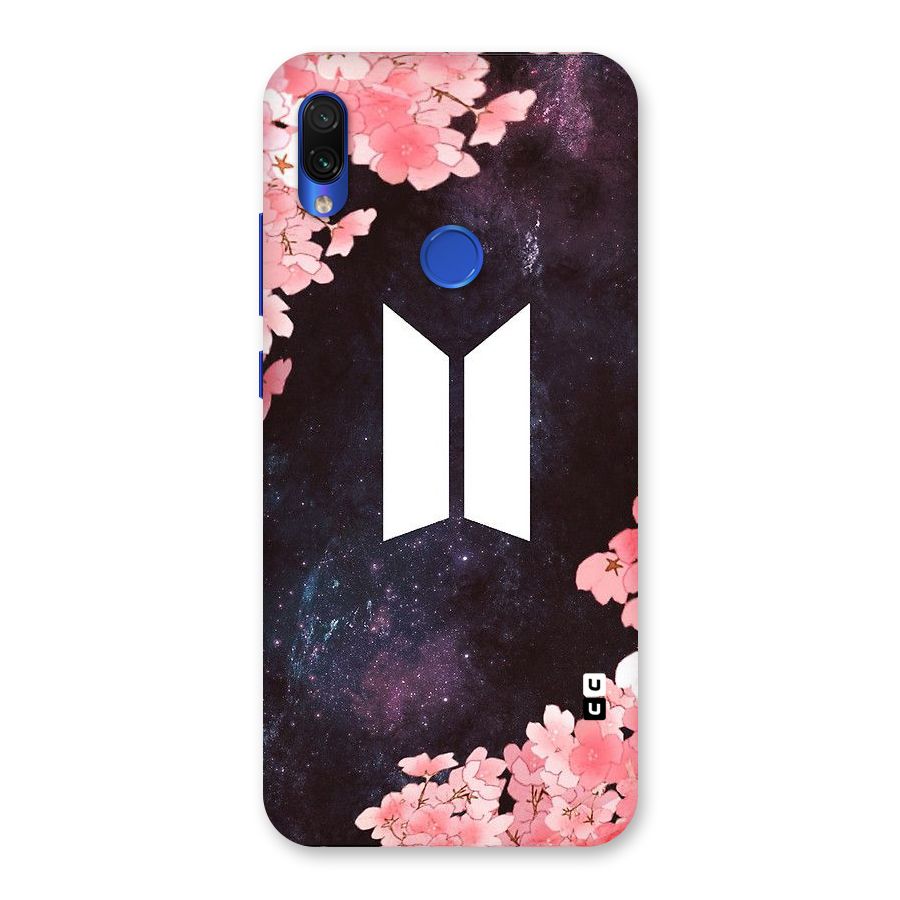 Cherry Blossom Pause Design Back Case for Redmi Note 7S