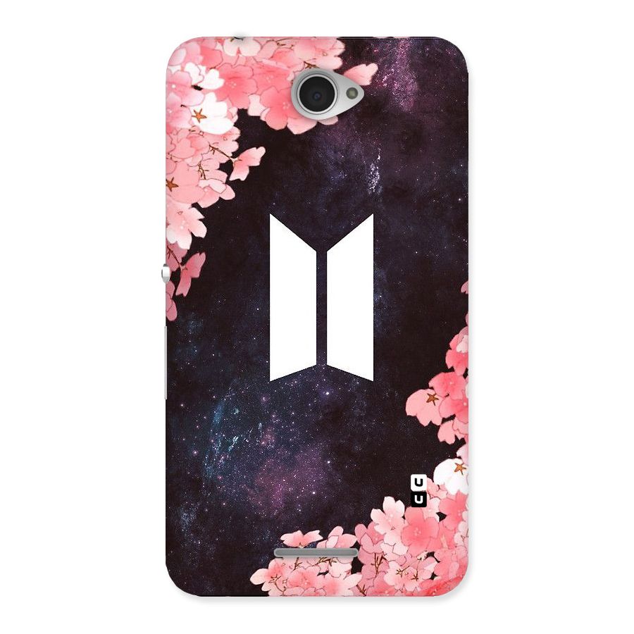 Cherry Blossom Pause Design Back Case for Sony Xperia E4