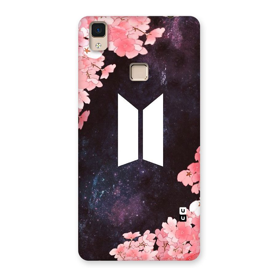 Cherry Blossom Pause Design Back Case for V3 Max