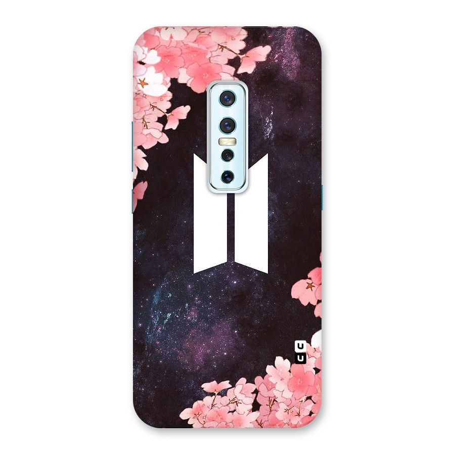 Cherry Blossom Pause Design Back Case for Vivo V17 Pro