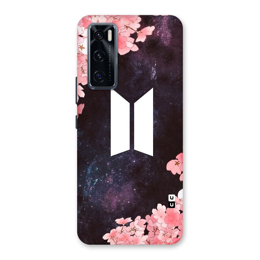 Cherry Blossom Pause Design Back Case for Vivo V20 SE