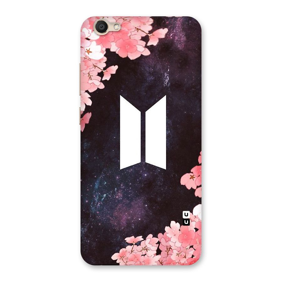 Cherry Blossom Pause Design Back Case for Vivo V5