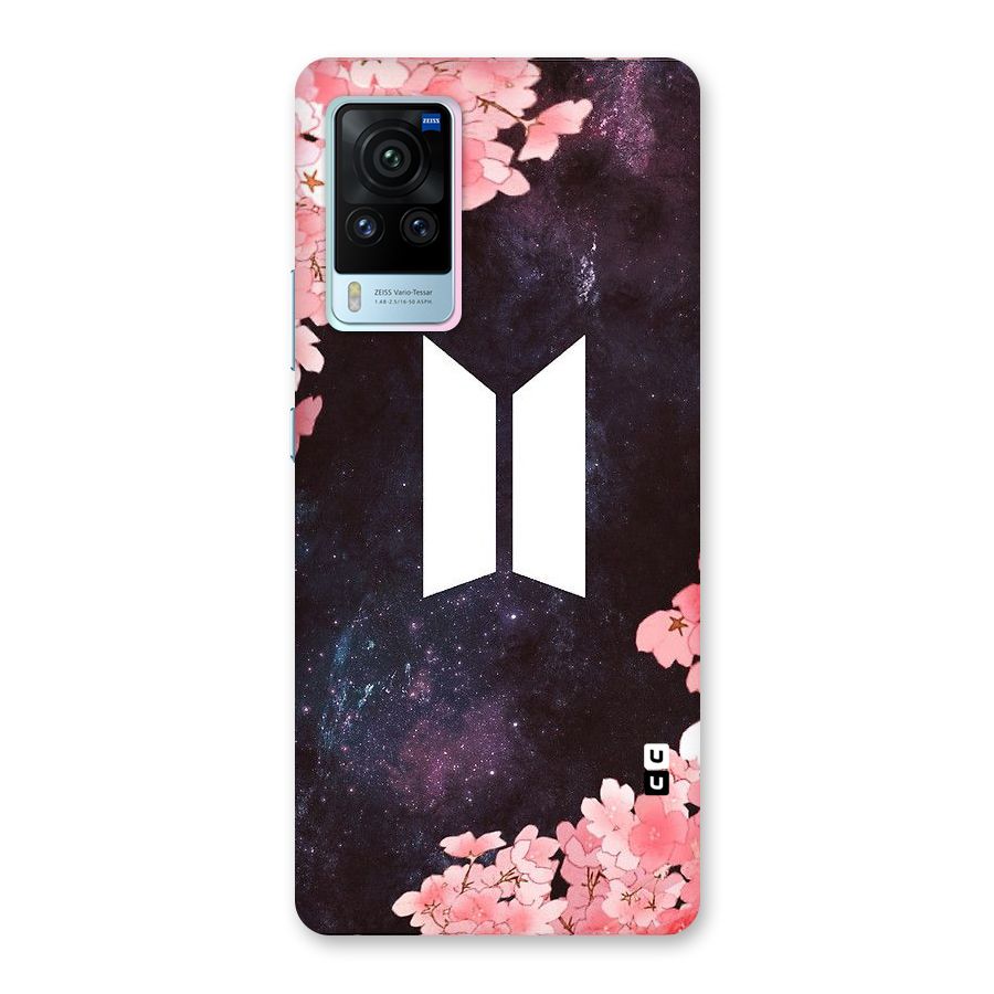 Cherry Blossom Pause Design Back Case for Vivo X60 Pro