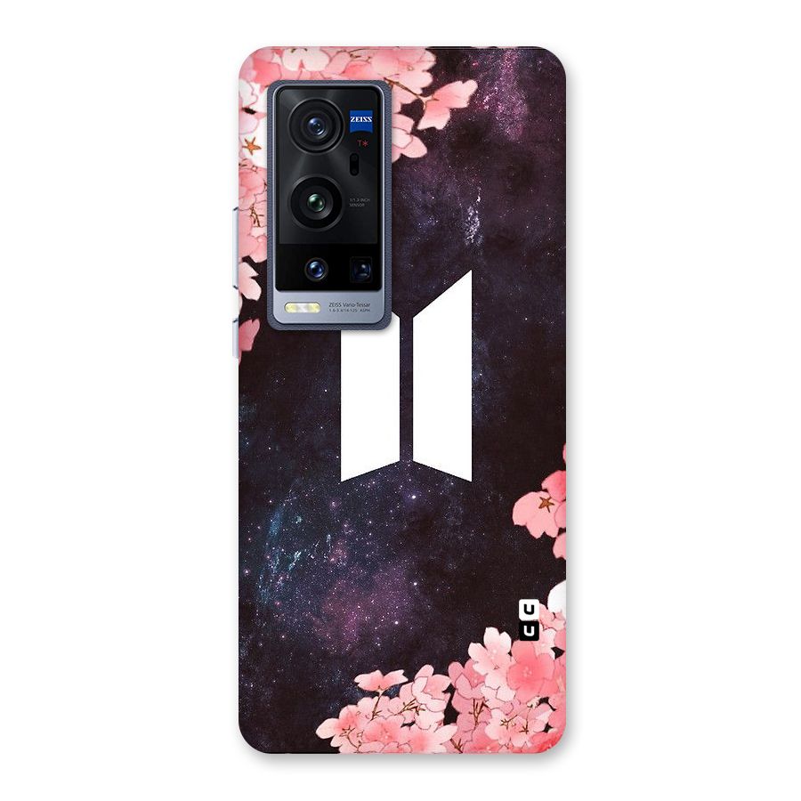 Cherry Blossom Pause Design Back Case for Vivo X60 Pro Plus