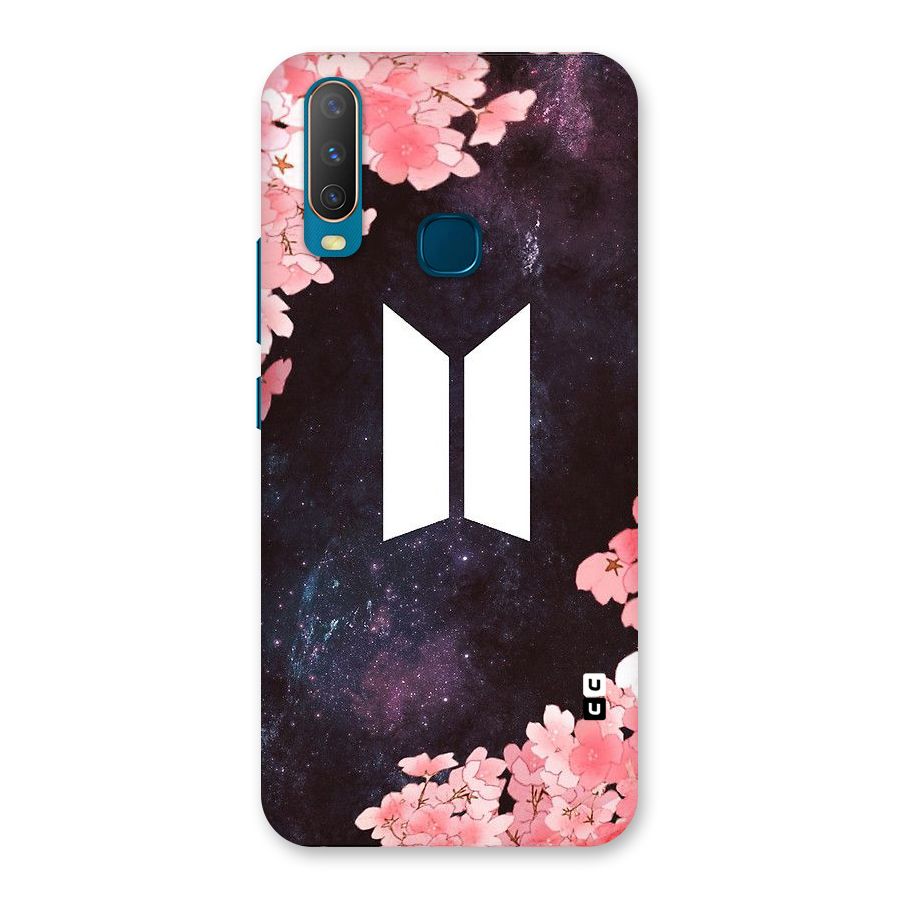 Cherry Blossom Pause Design Back Case for Vivo Y12
