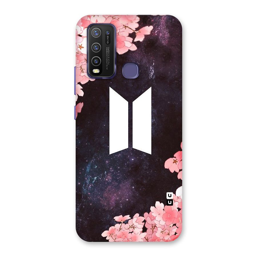 Cherry Blossom Pause Design Back Case for Vivo Y30