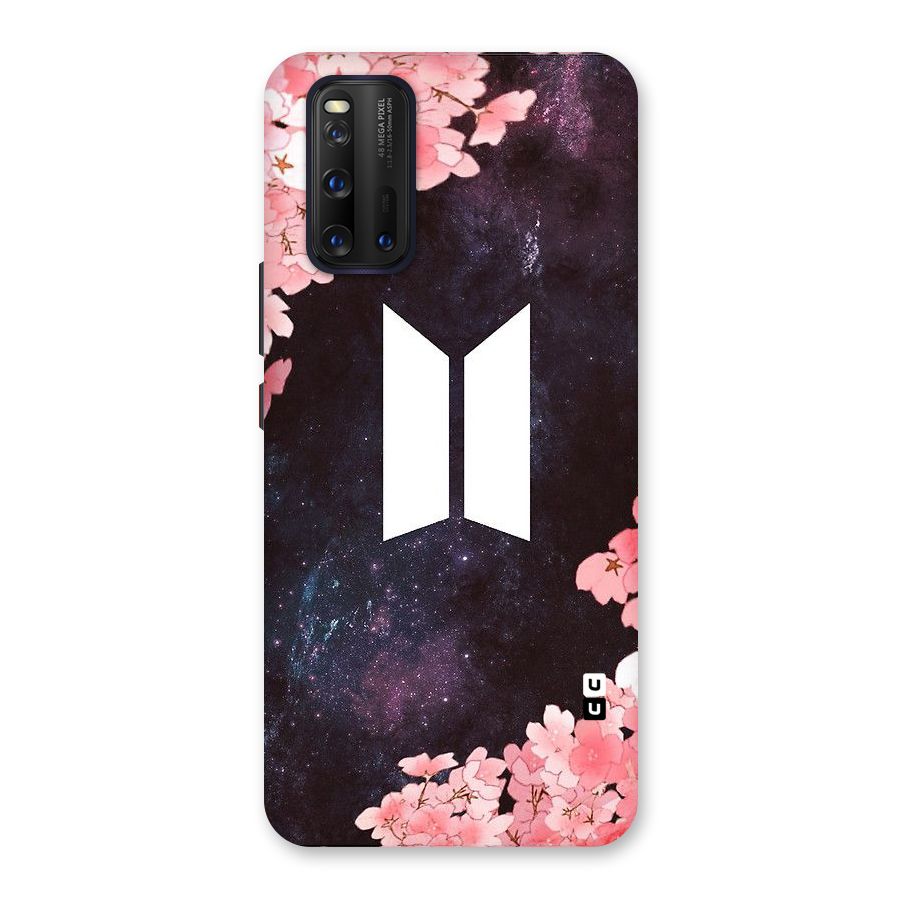 Cherry Blossom Pause Design Back Case for Vivo iQOO 3