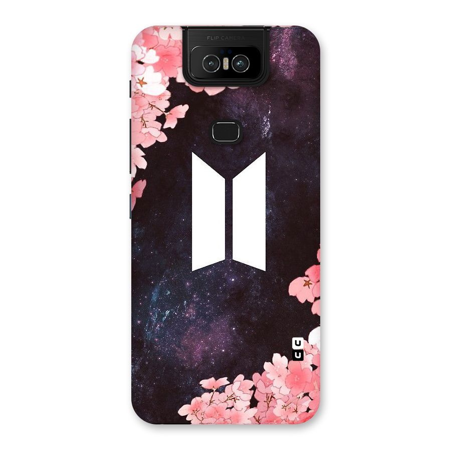 Cherry Blossom Pause Design Back Case for Zenfone 6z