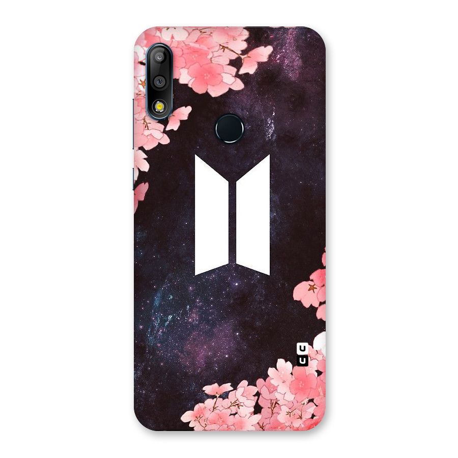 Cherry Blossom Pause Design Back Case for Zenfone Max Pro M2