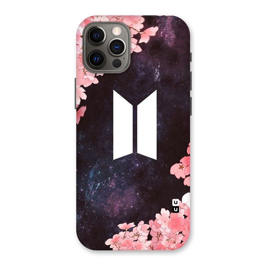 Cherry Blossom Pause Design Back Case for iPhone 12 Pro