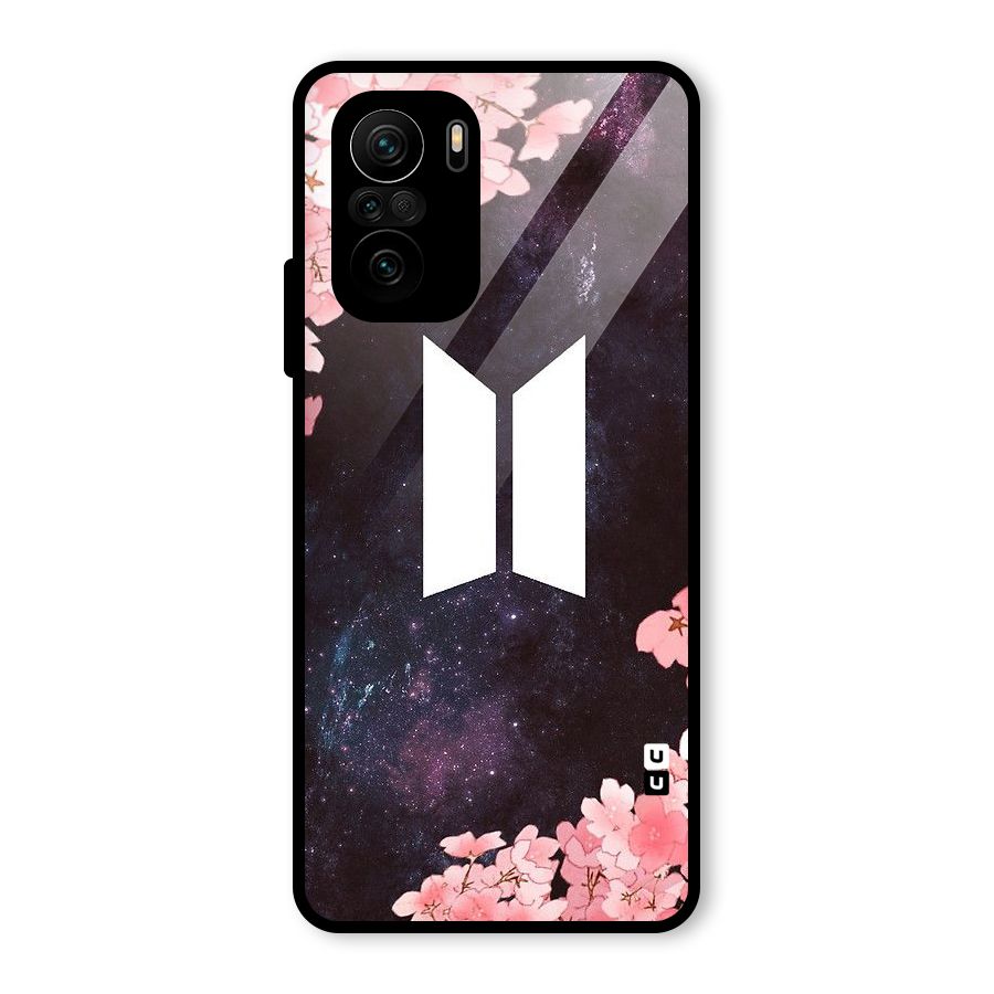 Cherry Blossom Pause Design Glass Back Case for Mi 11x
