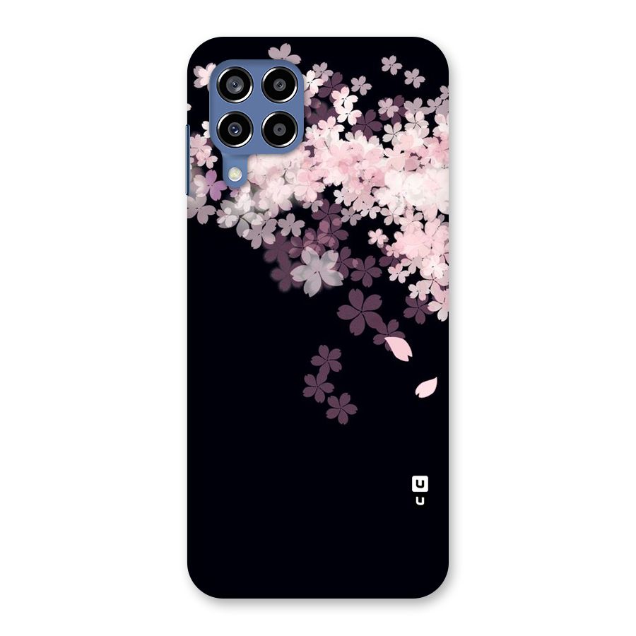 Cherry Flowers Pink Back Case for Galaxy M53 5G