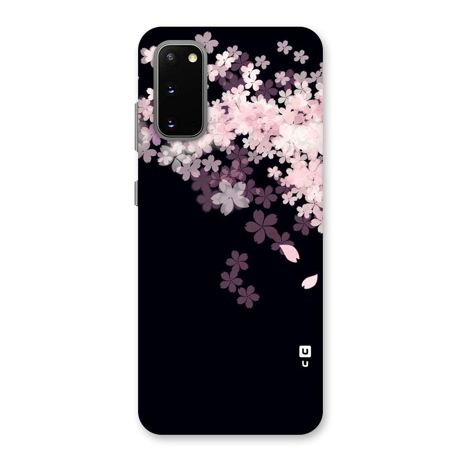 Cherry Flowers Pink Back Case for Galaxy S20
