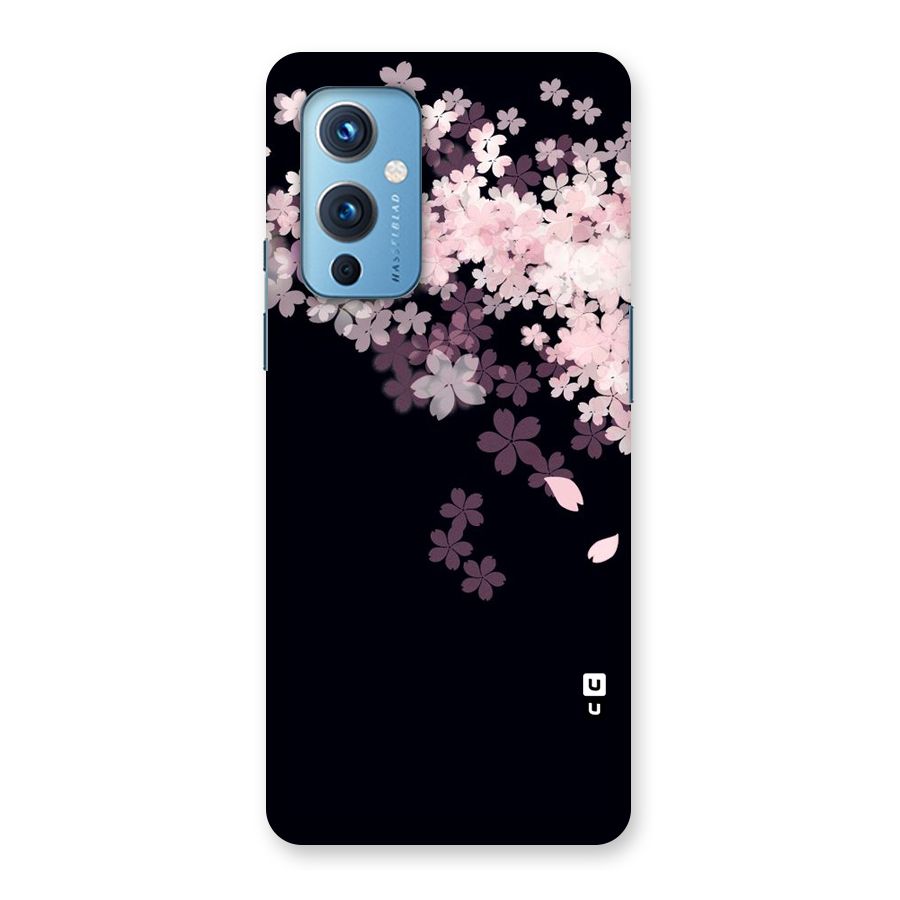 Cherry Flowers Pink Back Case for OnePlus 9