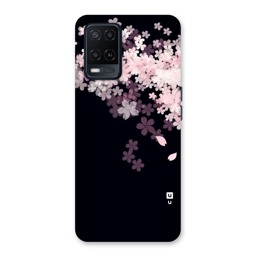 Cherry Flowers Pink Back Case for Oppo A54