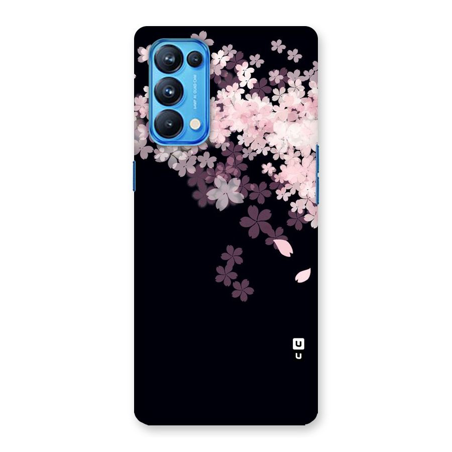 Cherry Flowers Pink Back Case for Oppo Reno5 Pro 5G