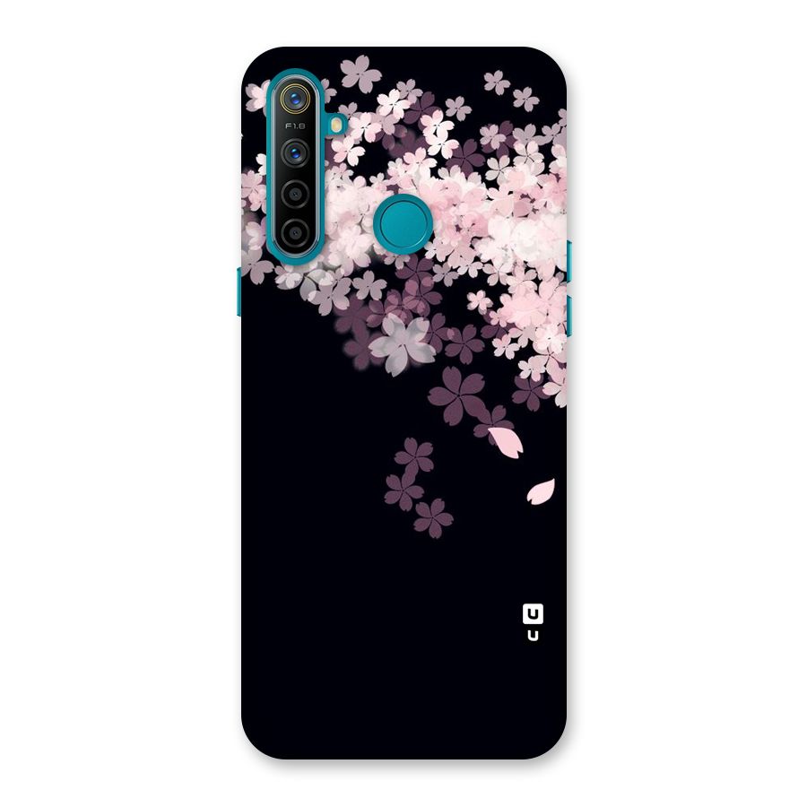 Cherry Flowers Pink Back Case for Realme 5i