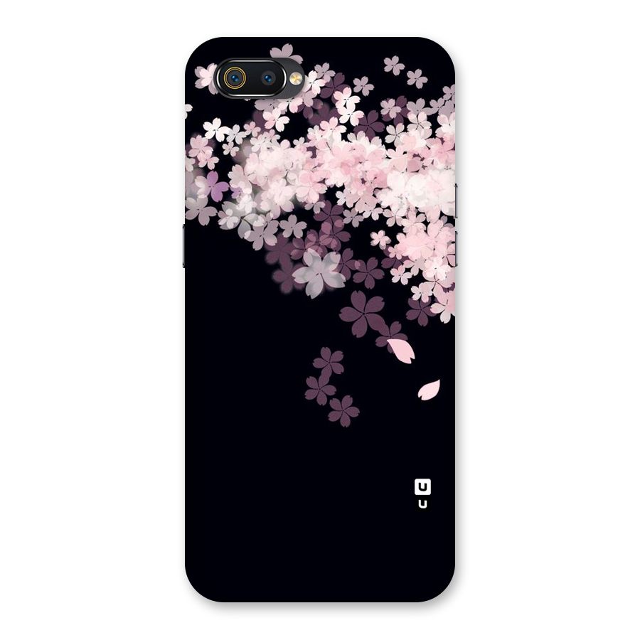 Cherry Flowers Pink Back Case for Realme C2