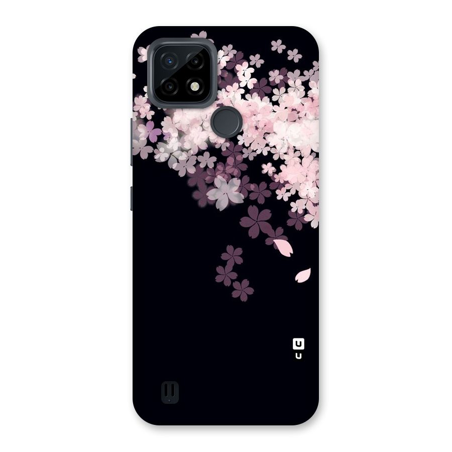 Cherry Flowers Pink Back Case for Realme C21