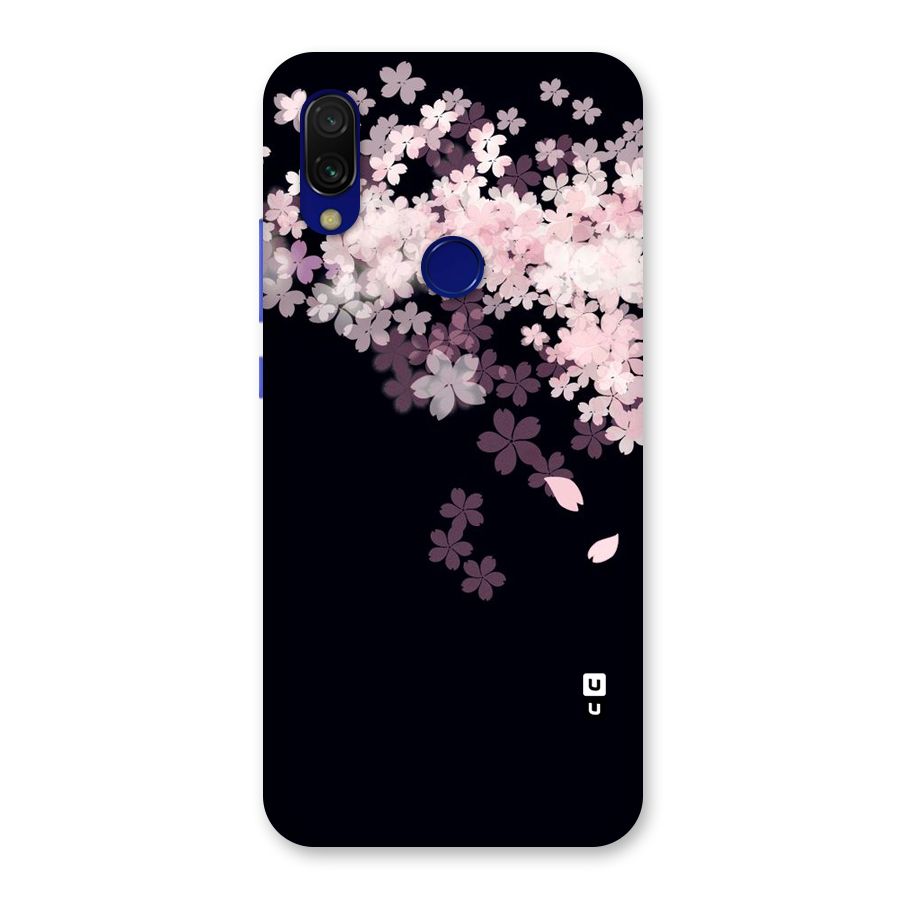 Cherry Flowers Pink Back Case for Redmi 7