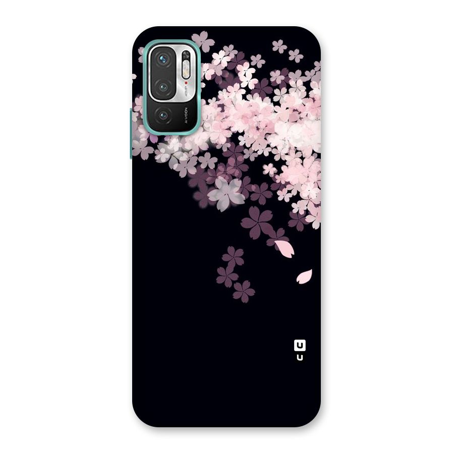 Cherry Flowers Pink Back Case for Redmi Note 10T 5G