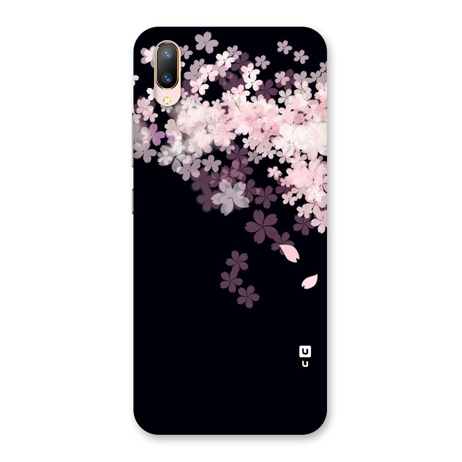 Cherry Flowers Pink Back Case for Vivo V11 Pro