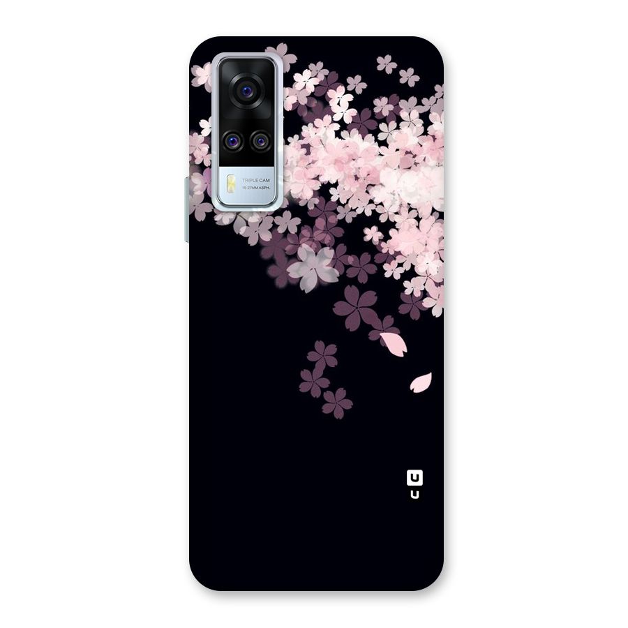 Cherry Flowers Pink Back Case for Vivo Y31