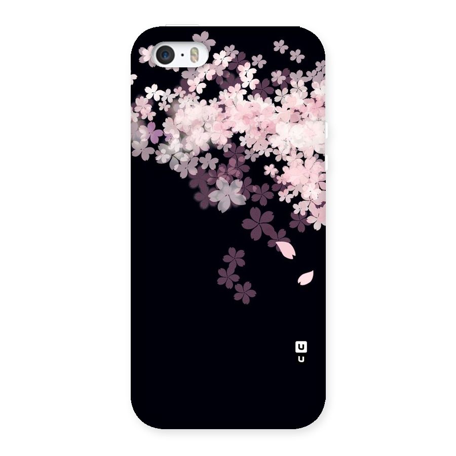 Cherry Flowers Pink Back Case for iPhone 5 5S