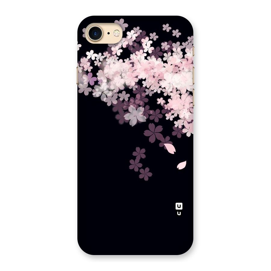 Cherry Flowers Pink Back Case for iPhone 7
