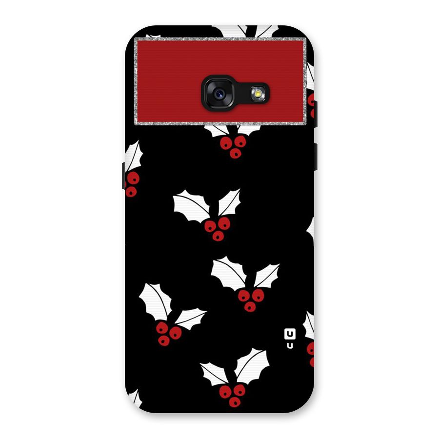 Cherry Leaf Design Back Case for Galaxy A3 (2017)