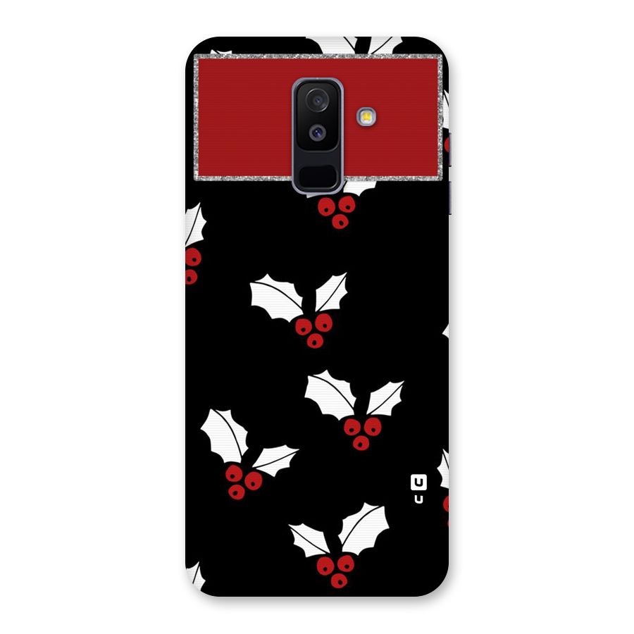 Cherry Leaf Design Back Case for Galaxy A6 Plus