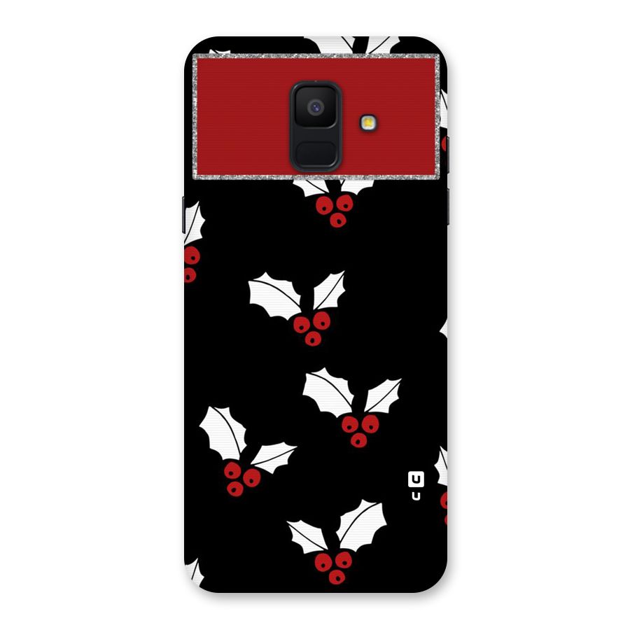 Cherry Leaf Design Back Case for Galaxy A6 (2018)