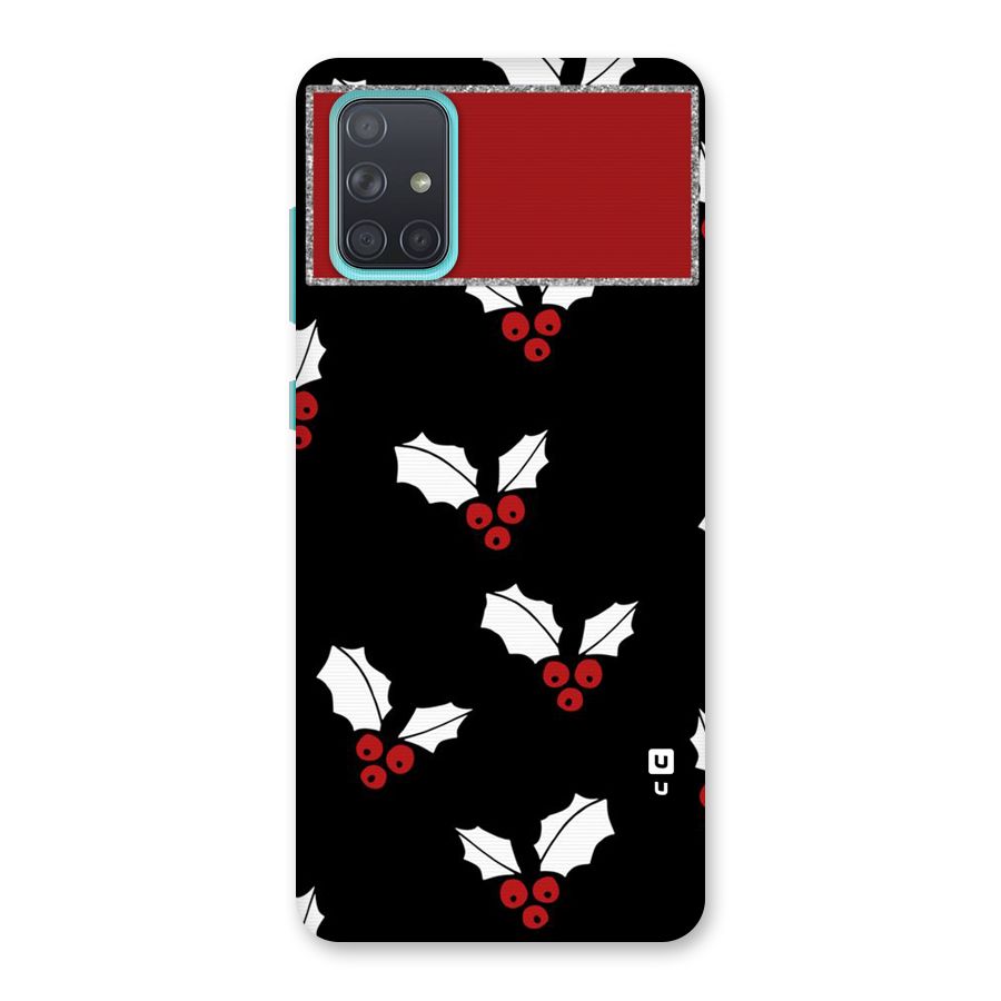 Cherry Leaf Design Back Case for Galaxy A71