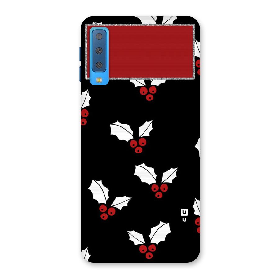 Cherry Leaf Design Back Case for Galaxy A7 (2018)