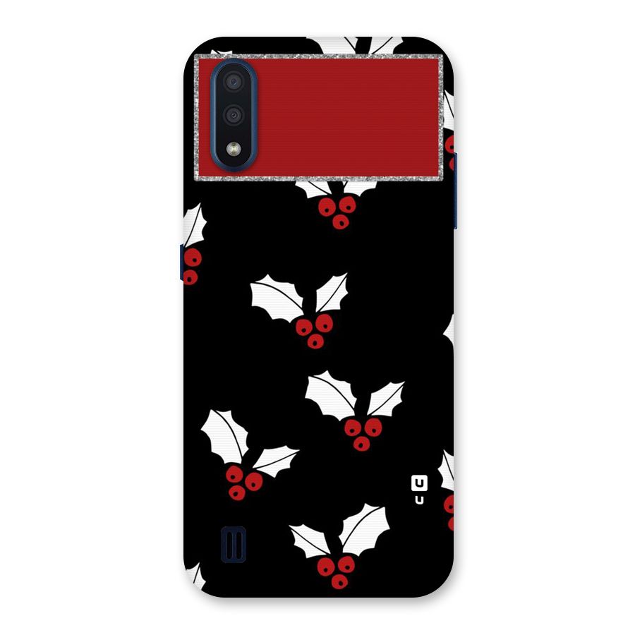 Cherry Leaf Design Back Case for Galaxy M01