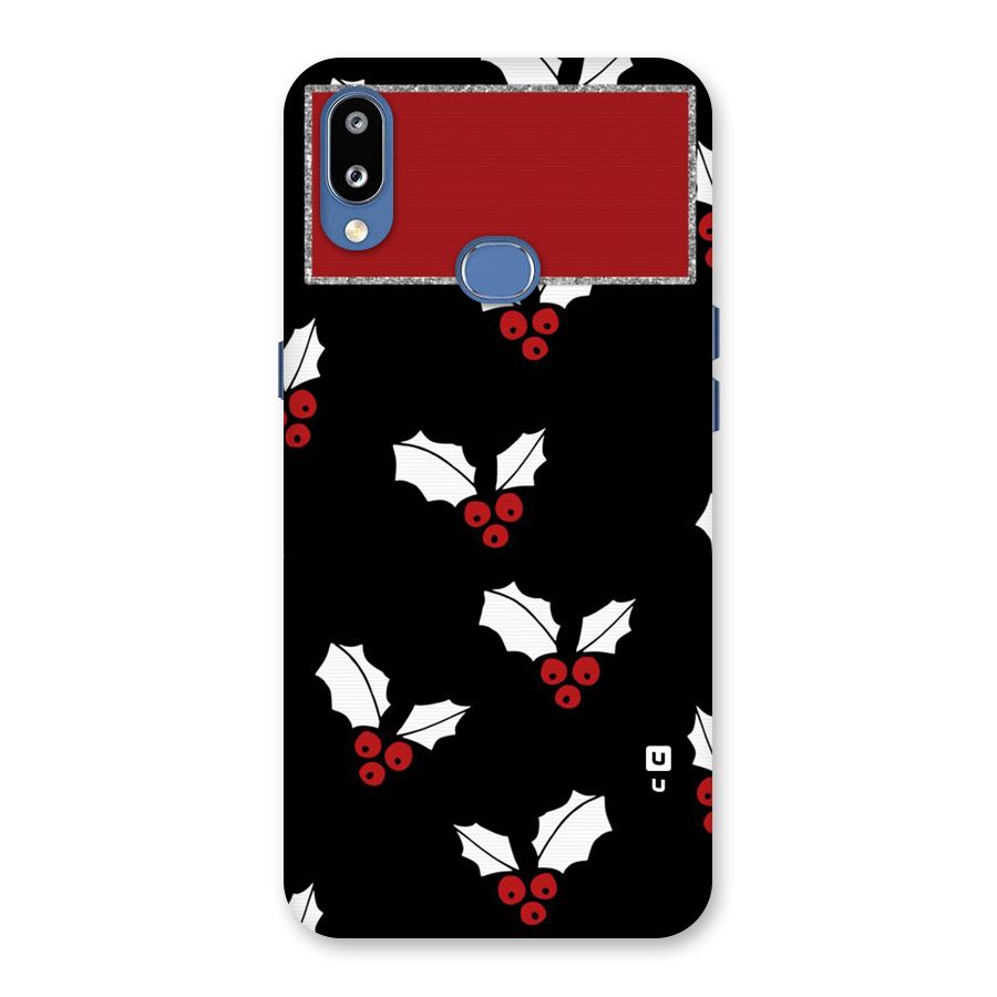 Cherry Leaf Design Back Case for Galaxy M01s