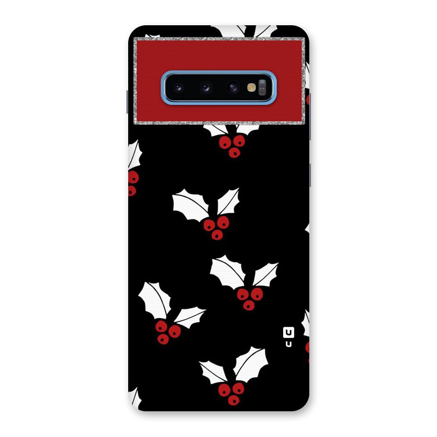 Cherry Leaf Design Back Case for Galaxy S10 Plus