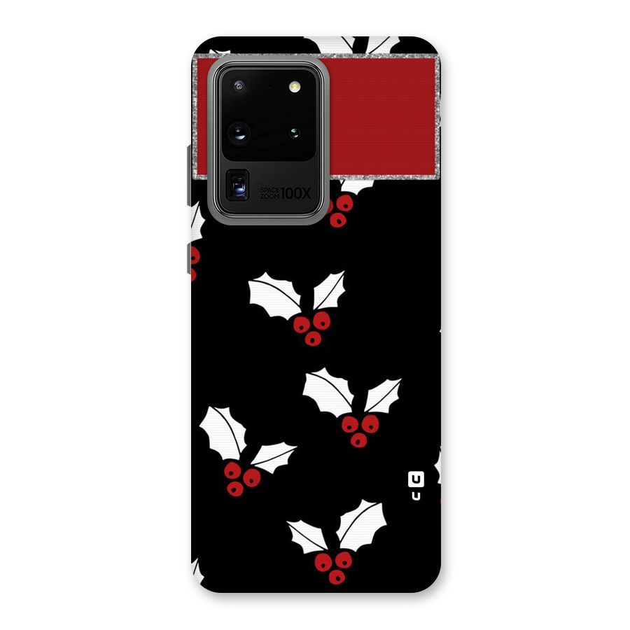Cherry Leaf Design Back Case for Galaxy S20 Ultra