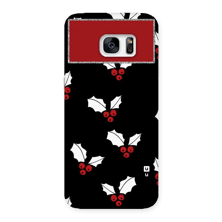 Cherry Leaf Design Back Case for Galaxy S7 Edge