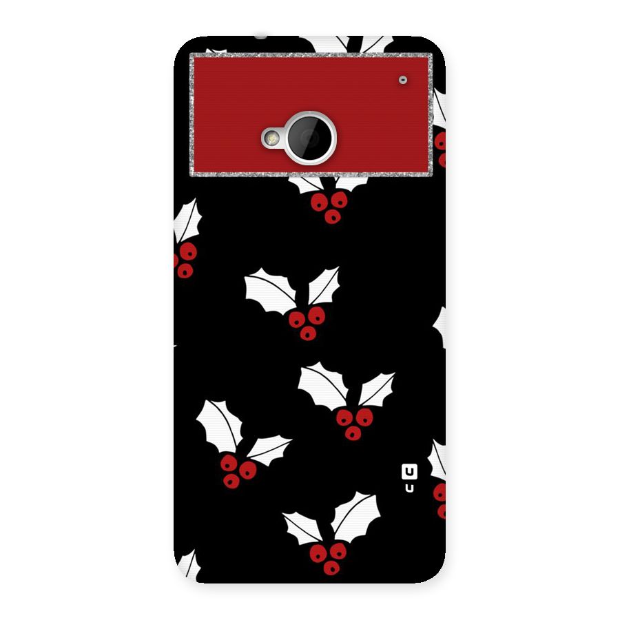 Cherry Leaf Design Back Case for HTC One M7